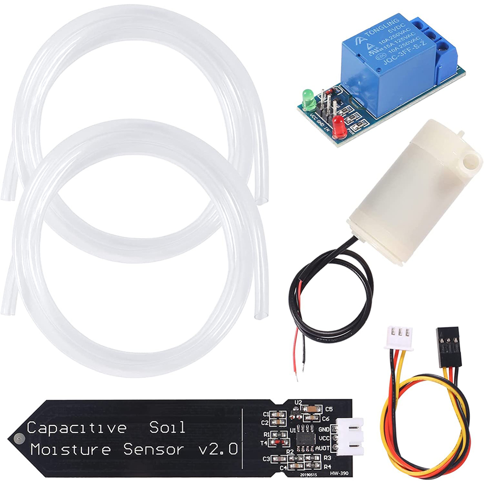 Automatic Irrigation DIY Kit Watering System Capacitive Soil Moisture ...