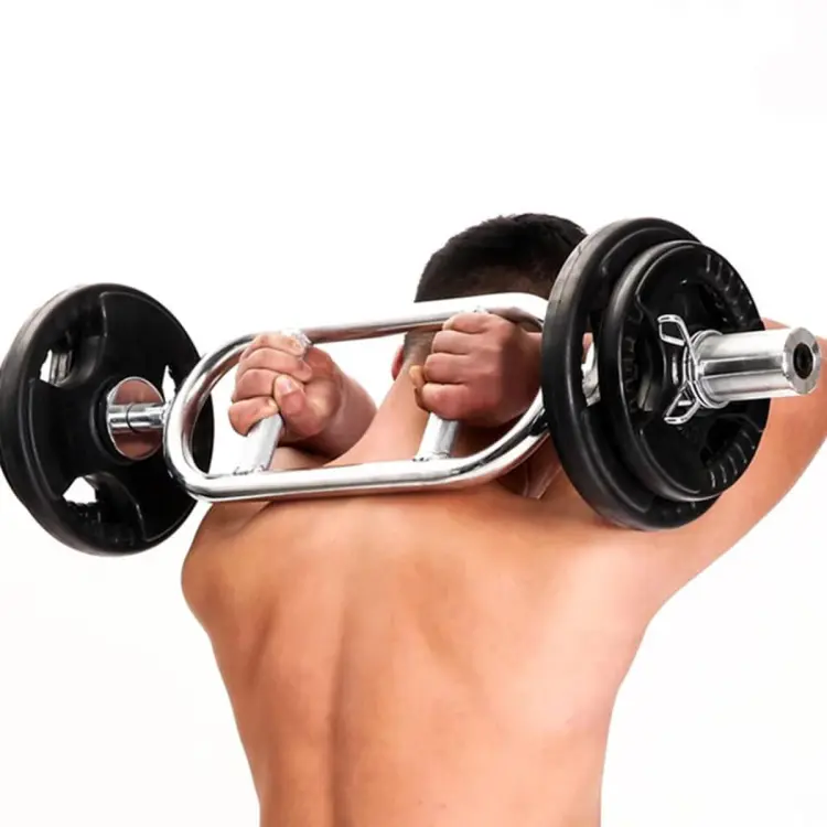 Barbell rod with online plates