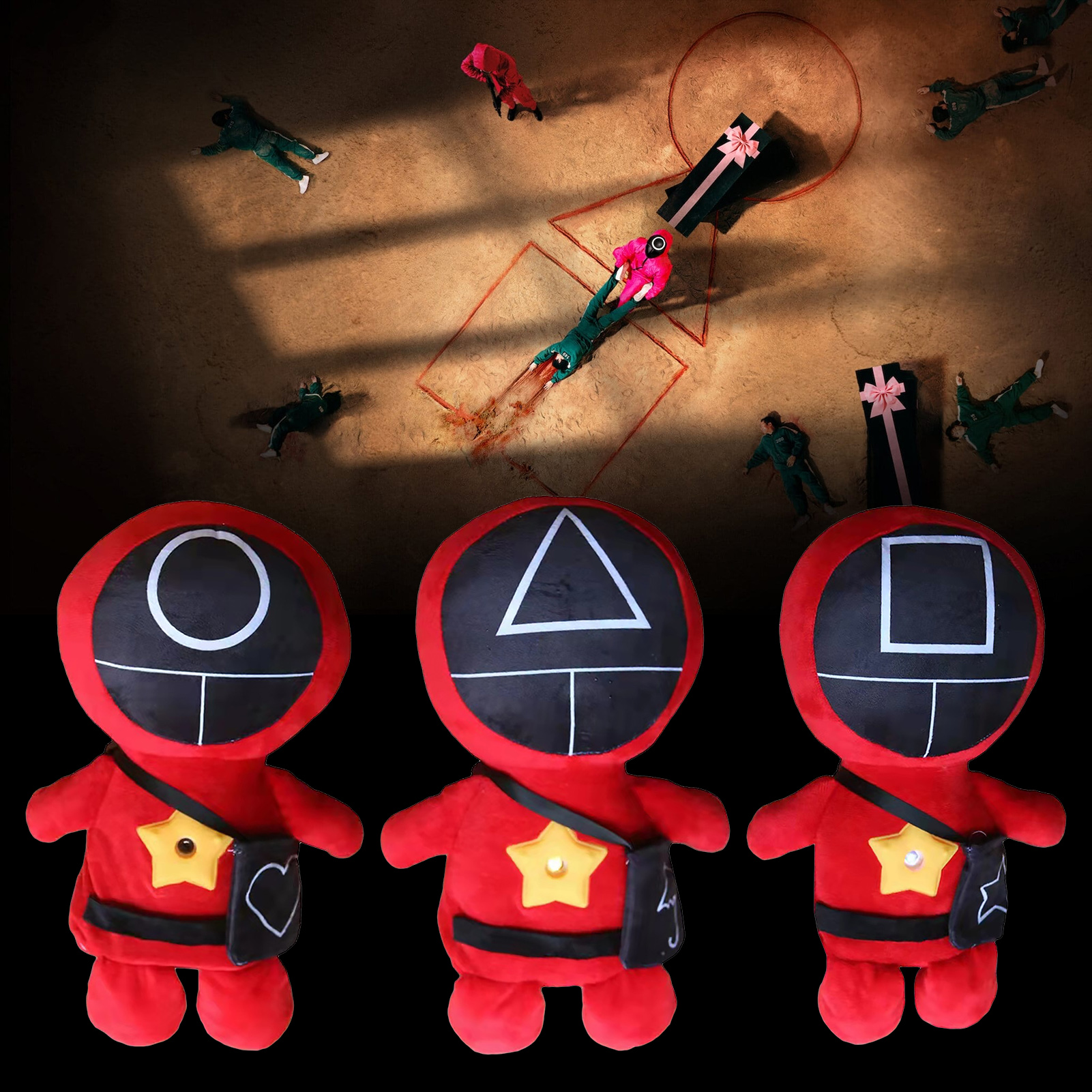 Projector Night Light Colorful Korean Tv Series Squid Game Cuddly Plush Doll Projection Led Lamp 19 Projector Night Light Colorful Korean Tv Series Squid Game Cuddly Plush Doll Projection Led Lamp