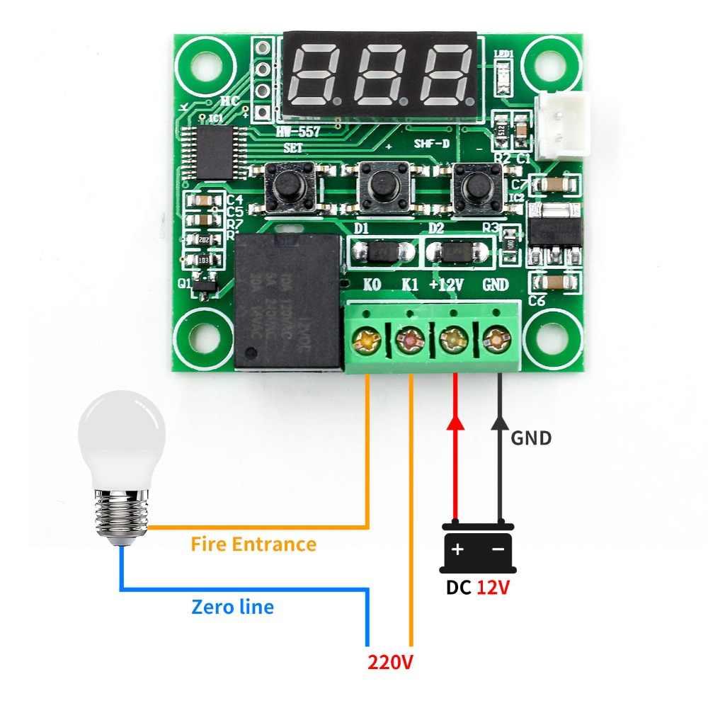 W1209/XH-W1209/HW-557 Digital Thermostat Temperature Controller Incubator Controller