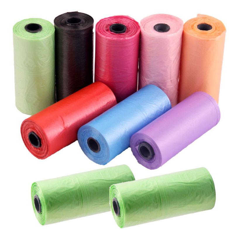 Premium Diaper Disposal Bags 1/5/10 Roll Set - Multi-Color, Leak-Proof & Durable