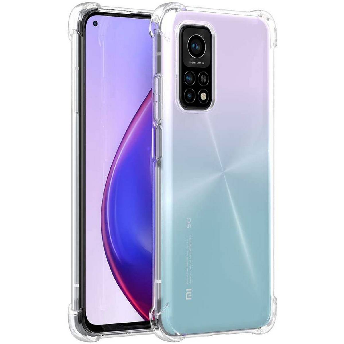 Verco Custodia Trasparente In Silicone Per Xiaomi Mi 10T / Mi 10T Pro - 6