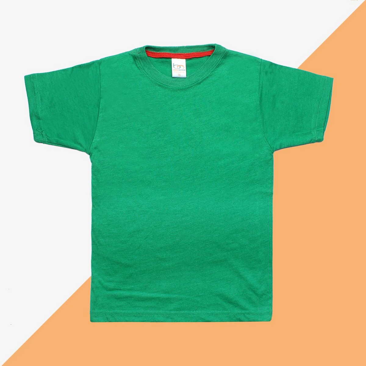 Bindas Collection 1 PC Round Neck Best Fabric Plain Tshirt For Boys / Kids