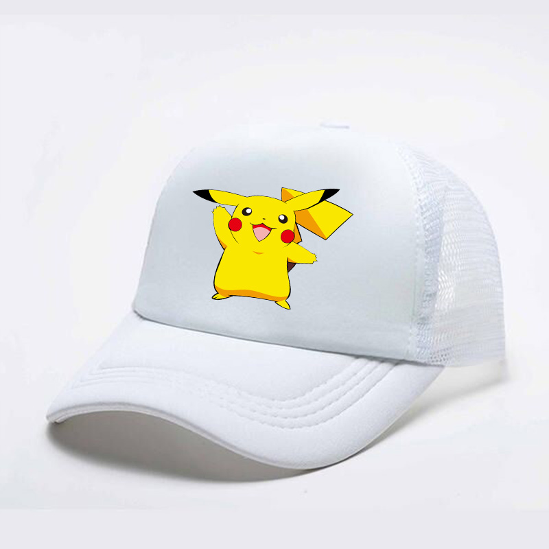 2022 48-54CM Children's Baseball Cap Four Seasons Brand Multicolor Mesh New  Pokemon Cool Hats for Boys and Girls