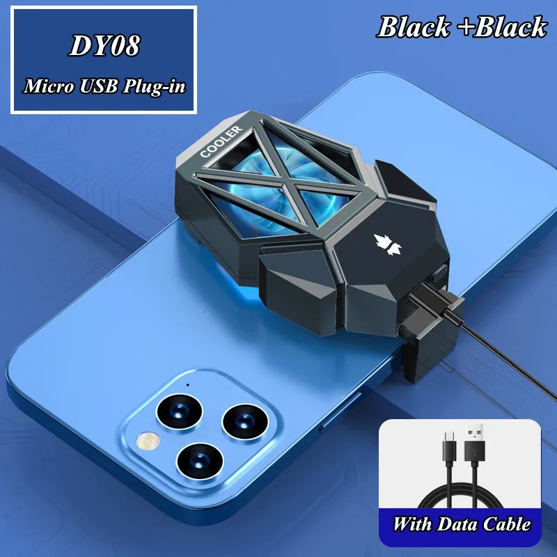 (It's Only a Fan) DY08 Universal Mobile Phone Cooling Fan Radiator