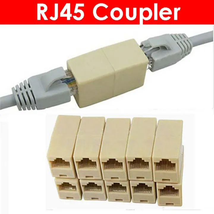 RJ45 Female Connector RJ 45 Coupler Extender Joinder Ethernet LAN Jointer Rj45 jointer