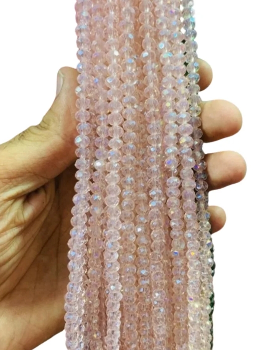 6mm Crystal Beads (80+ Pieces) for DIY Jewelry Making & Clothing Designs – High-Quality AB Crystal Beads | Yarn Vista