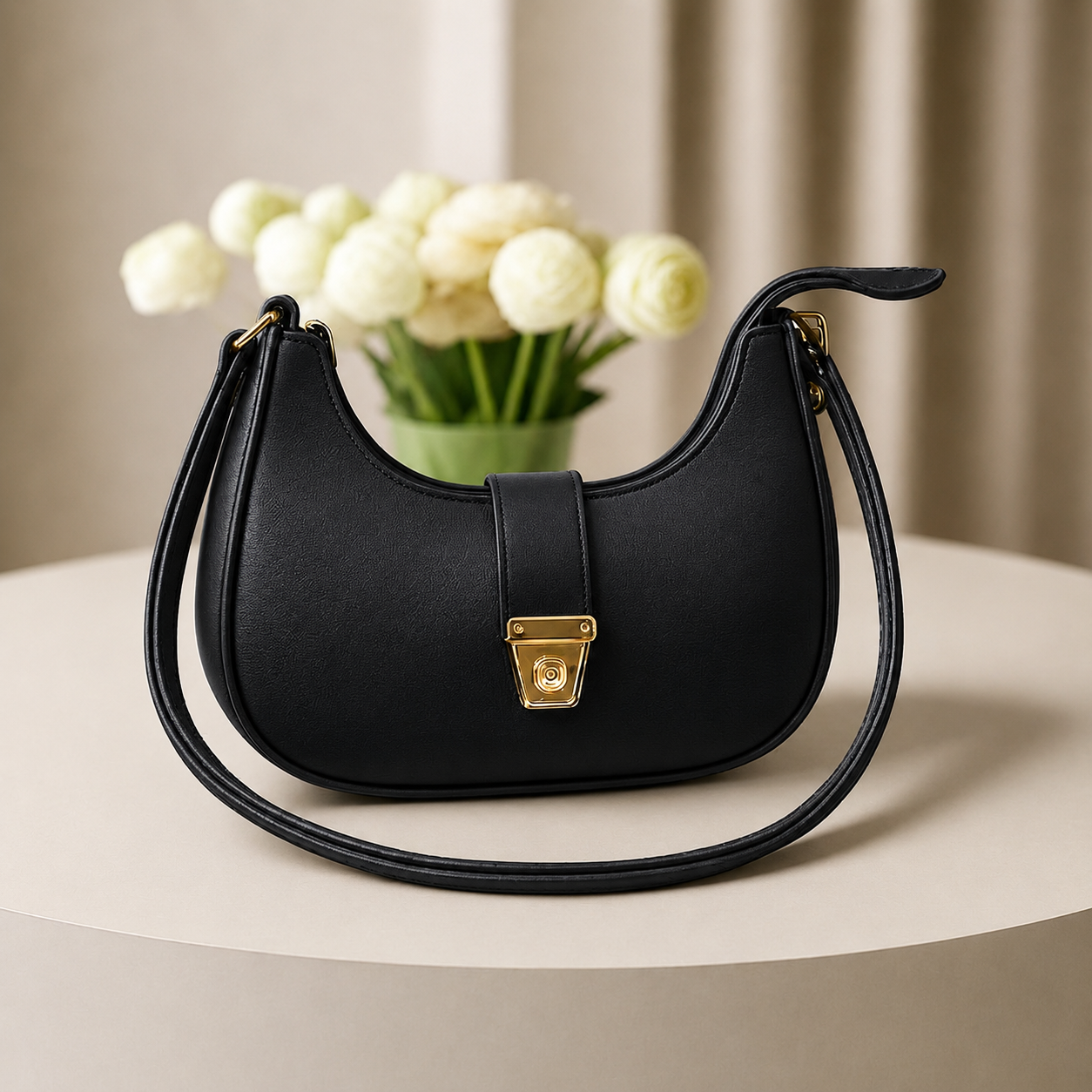 Royal Grace Stylish Handbag for Girls | Premium PU Leather Ladies Shoulder Tote Bag | Fashion Crossbody Purse for Shopping, Travel & Office