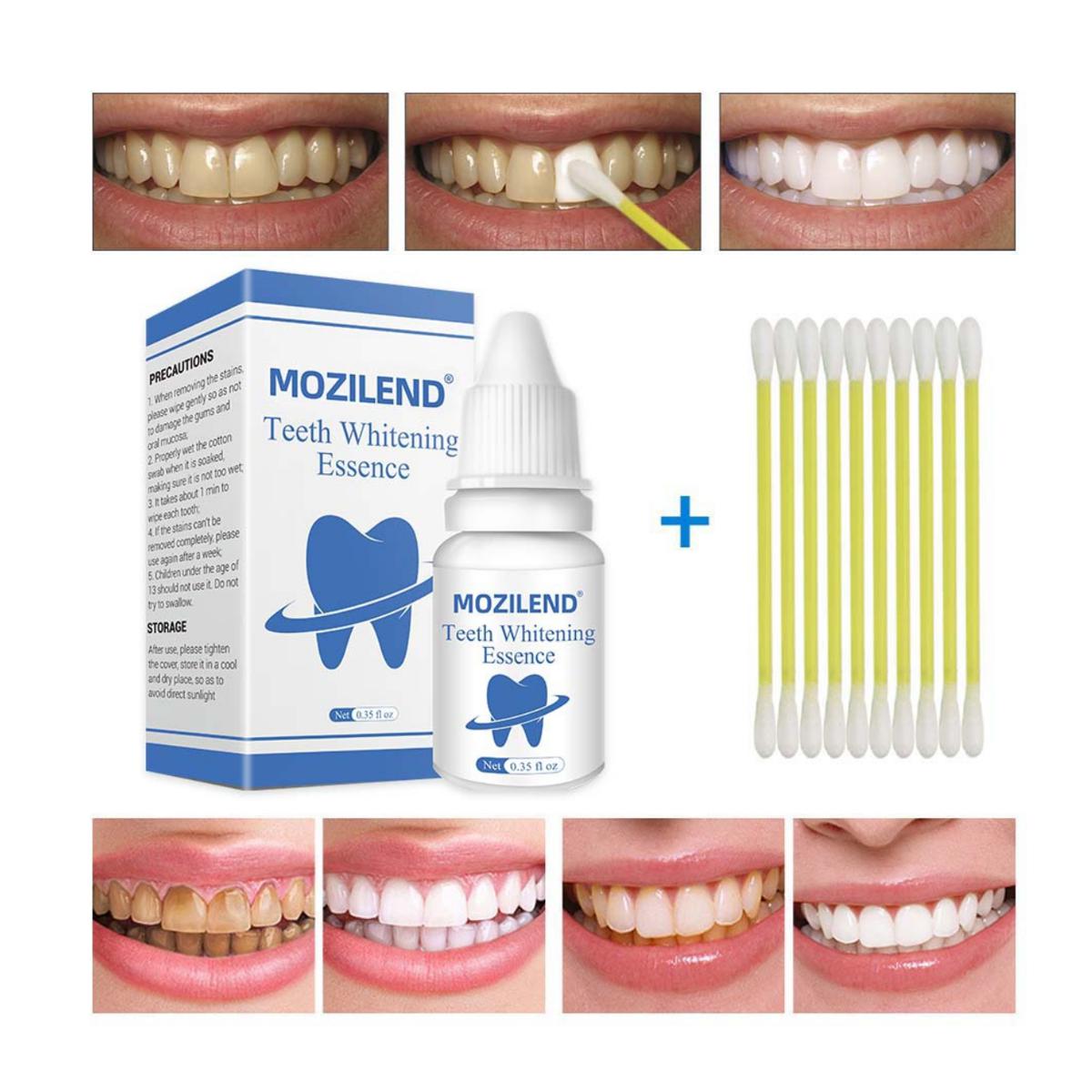 Teeth White Esence Powder Oral Hygiene Cleaning Serum Removes Plaque Stains Tooth Bleaching Dental Tools