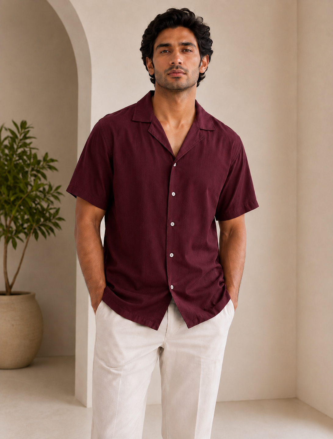 Trendy Mahroon H/S