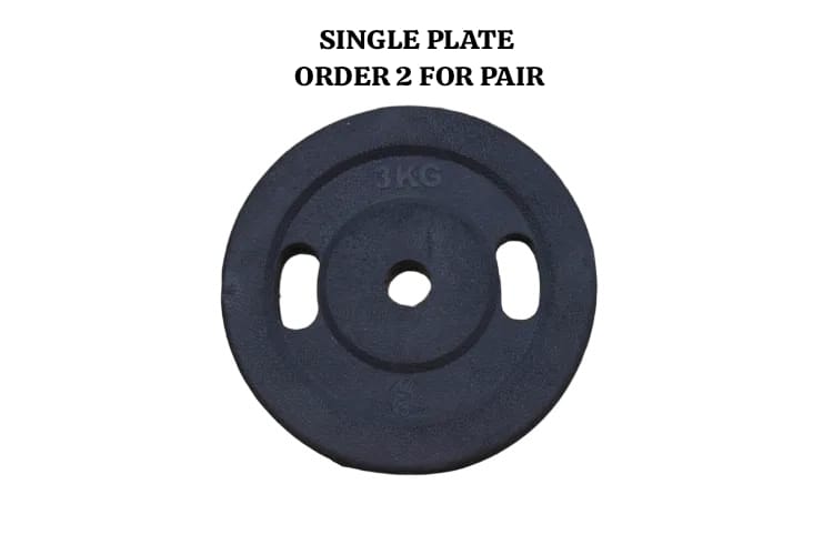 Standard - Bi-Grip Rubber Coated Weight Plate dumbbell plate-1kg 2kg 3kg 4kg 5kg 8kg 10KG