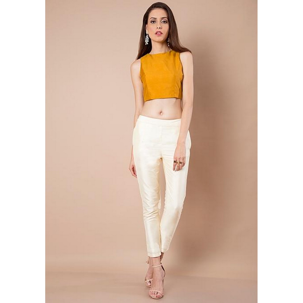 cigarette silk pants