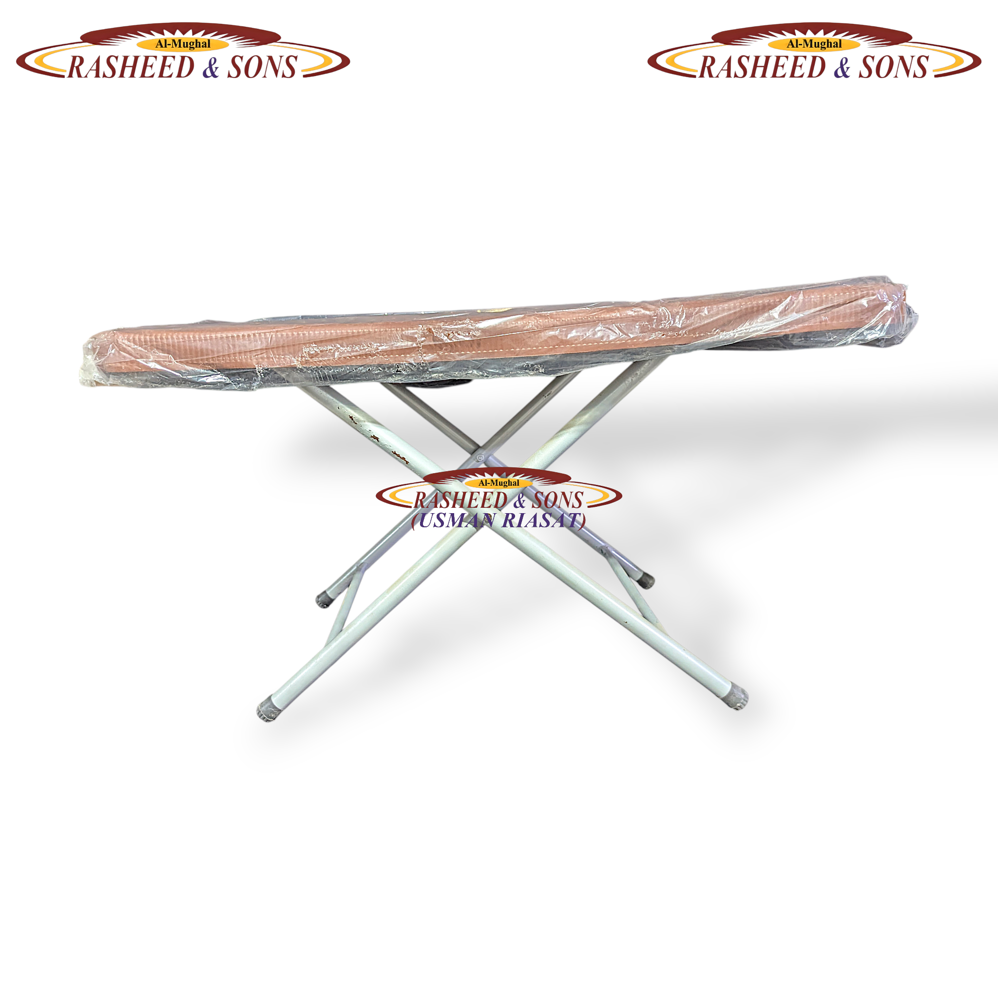 Plastic Folding Table – Heavy Duty Portable Multipurpose Table –Brown Dark Chocolate Foldable Modern Folding Table |Cofee Table | Computer Table | For Kitchen, Living Room and Bed Room  | Folding Table Dining Table and Study Table plastic Top metal Frame