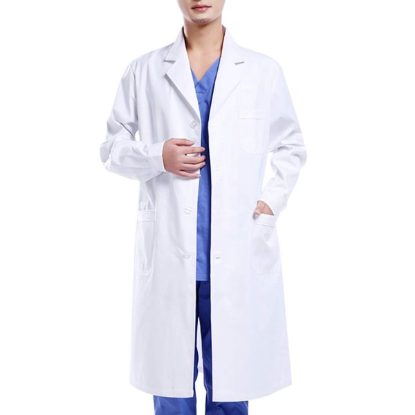 Lab Coat for Men and Women 4 Pockets