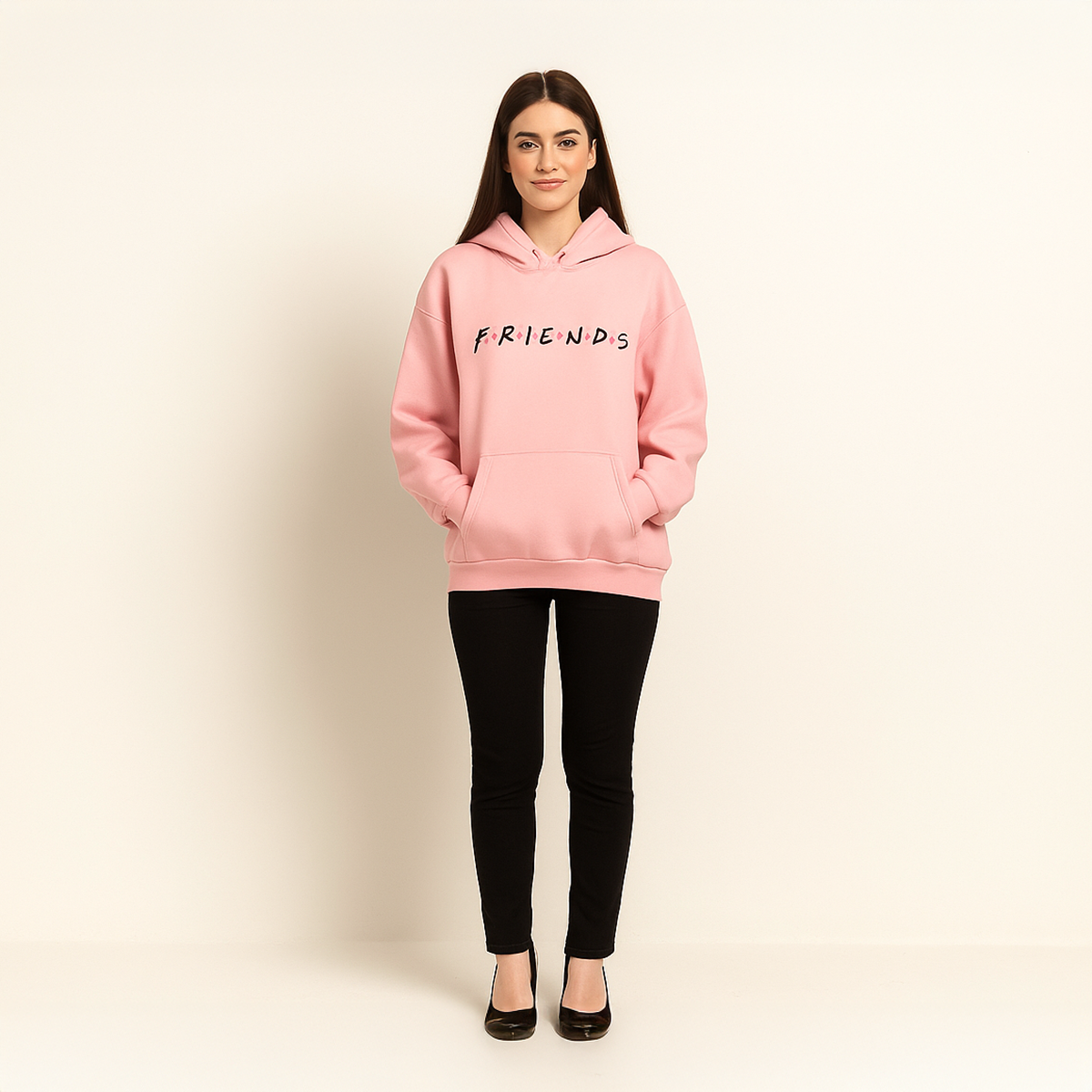 Friends pink premium Hoodies For Men / Hoodies For Girls for women