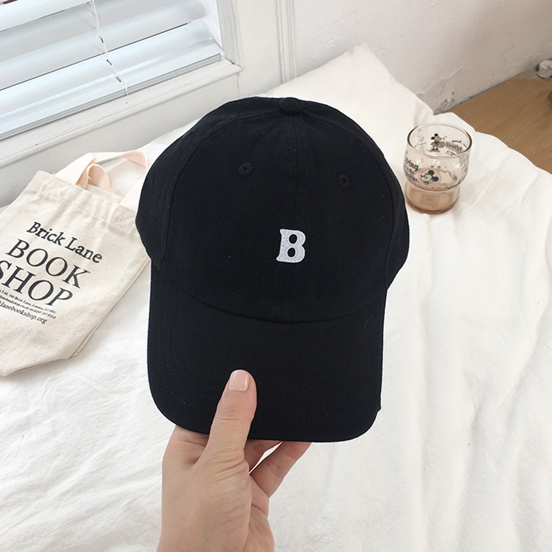 New Letter B Cotton Baseball Cap For Men Women Solid Color Ponytail Curved Brim Sun Hats Unisex Hip Hop Snapback Dad Trucker Hat Daraz.pk