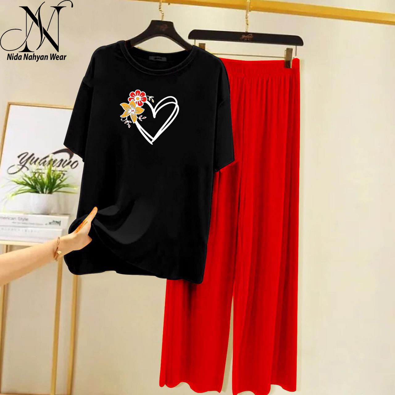 Soft cotton Night Wear for Women size S to XL & Kid size 4 to 14 Years, Night suit for girls and women, Sleeping Dress Girls Sleepwear Loungewear Sleeping Suit lingerie T shirt and Pajama, Night Dress for girls and women