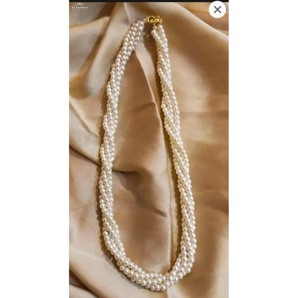 stylish pearl mala fashion able design 14.