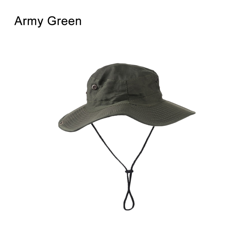 Women Fashion Military Panama Safari Boonie Sun Hats Cap Summer Men