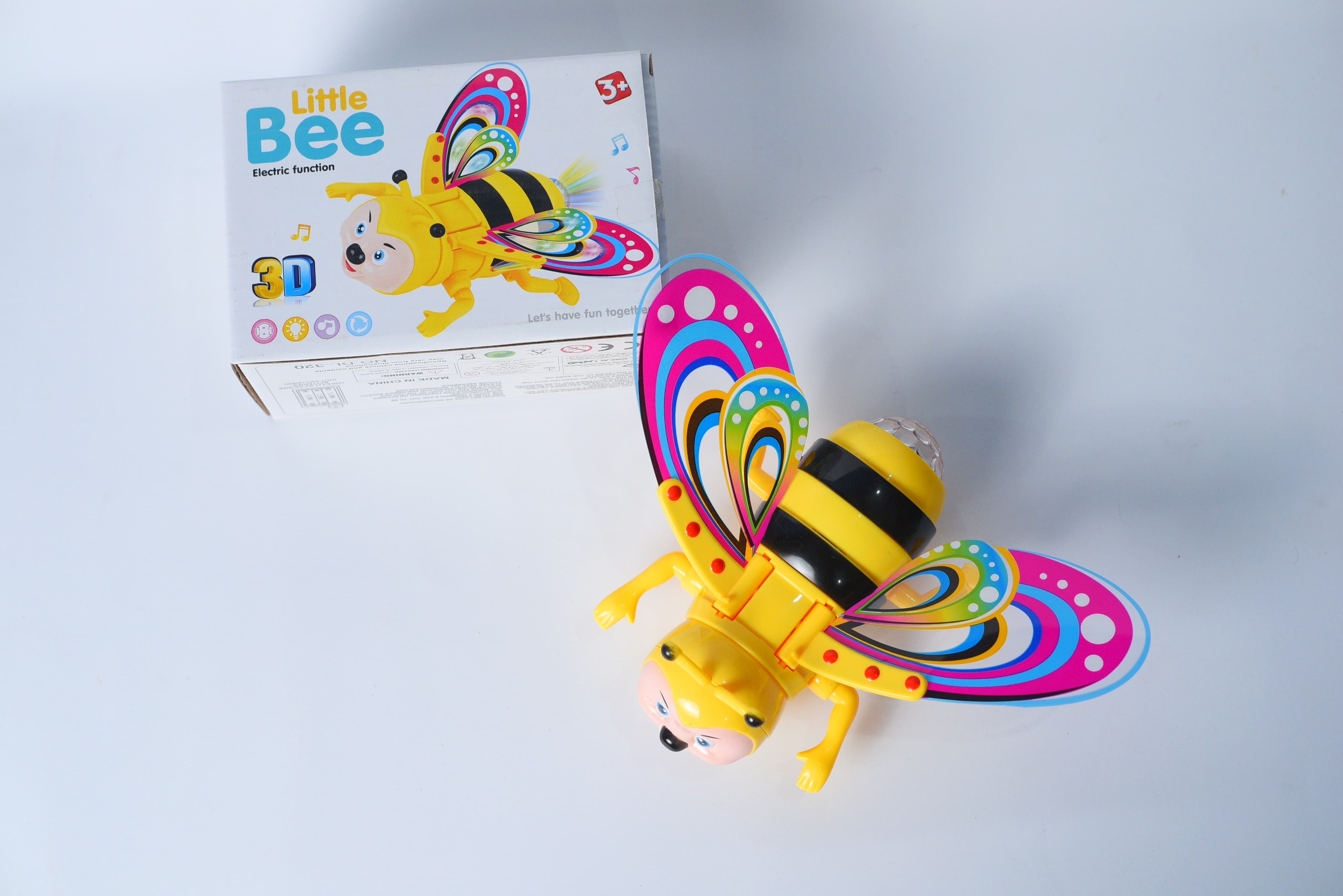 Little Honey Bee Adventure Toy Glowing Harmonious Cell Operated