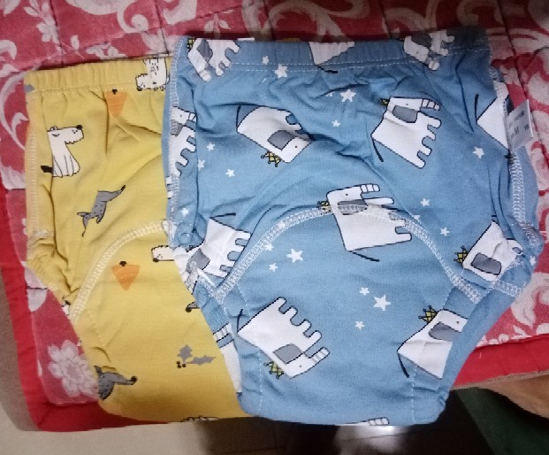 6 Layers Baby Cloth Diaper Reusable Cotton Elastic Waist Cloth Diapers 0-18KG Nappy learning pants