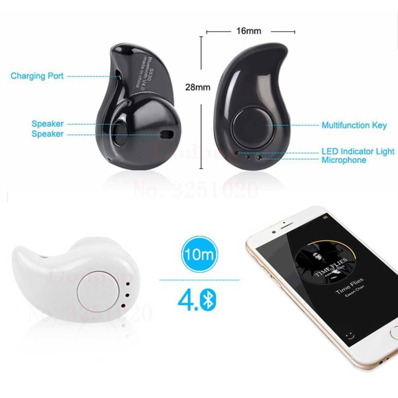 Pickadda s530 mono online bluetooth headset