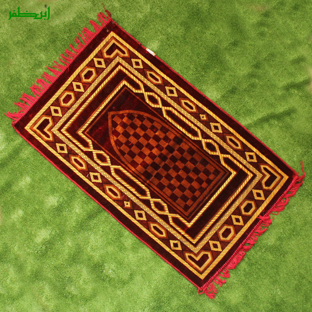 Traditional Turkish Style Prayer Rug  Jai Namaz  Janamaz Prayer Mat For Teens and Adults