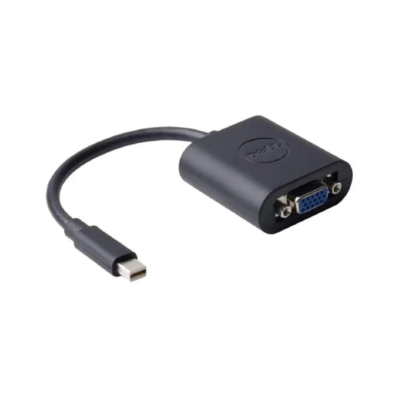 Mini DP to VGA Connector , DisplayPort to VGA Video Adapter  ( Branded )  in Black - 2 Port Compatible ( Branded Stock )