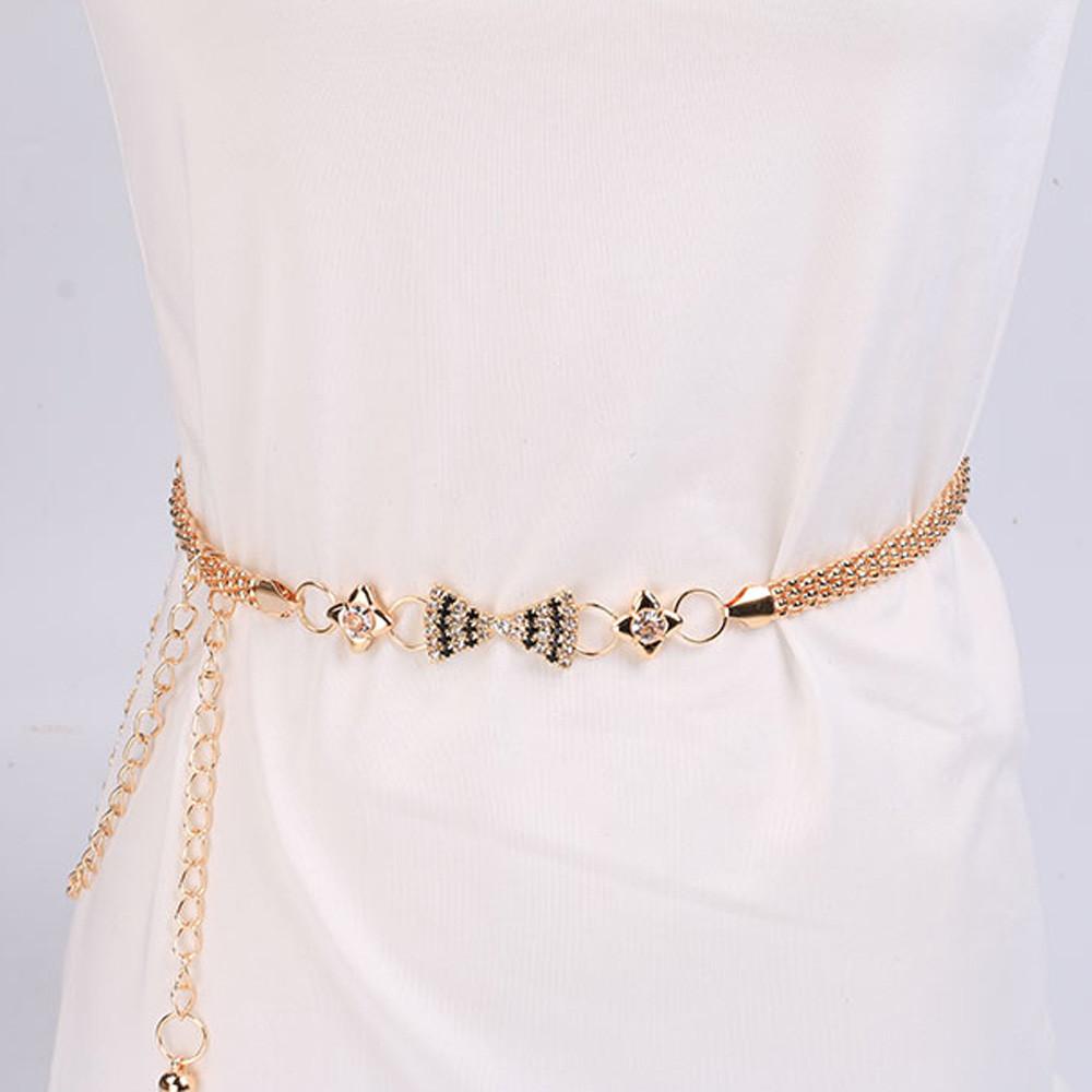 Metal Chain Style Body Chain Women Belts
