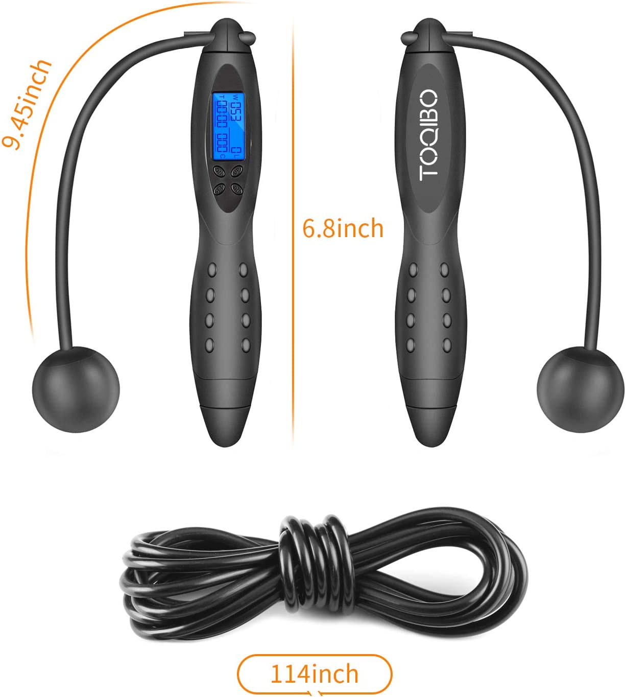 S Jump Rope T Ae Rope & Dl Jump, TOQIBO S Rope ￡7.65