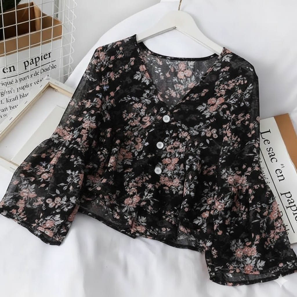 Chic & Flowy: New Women's Chiffon Tops