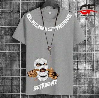 Summer Collection Strange Gangster Printed T-shirt Trendy Fashion Elegant t-shirt Gym Sports Outdoor Casual Wear tshirt for Men at Faiq Store
