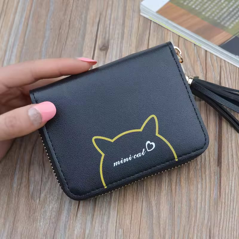Mini Cartoon Zipper Wallet – Cute, Compact & Trendy