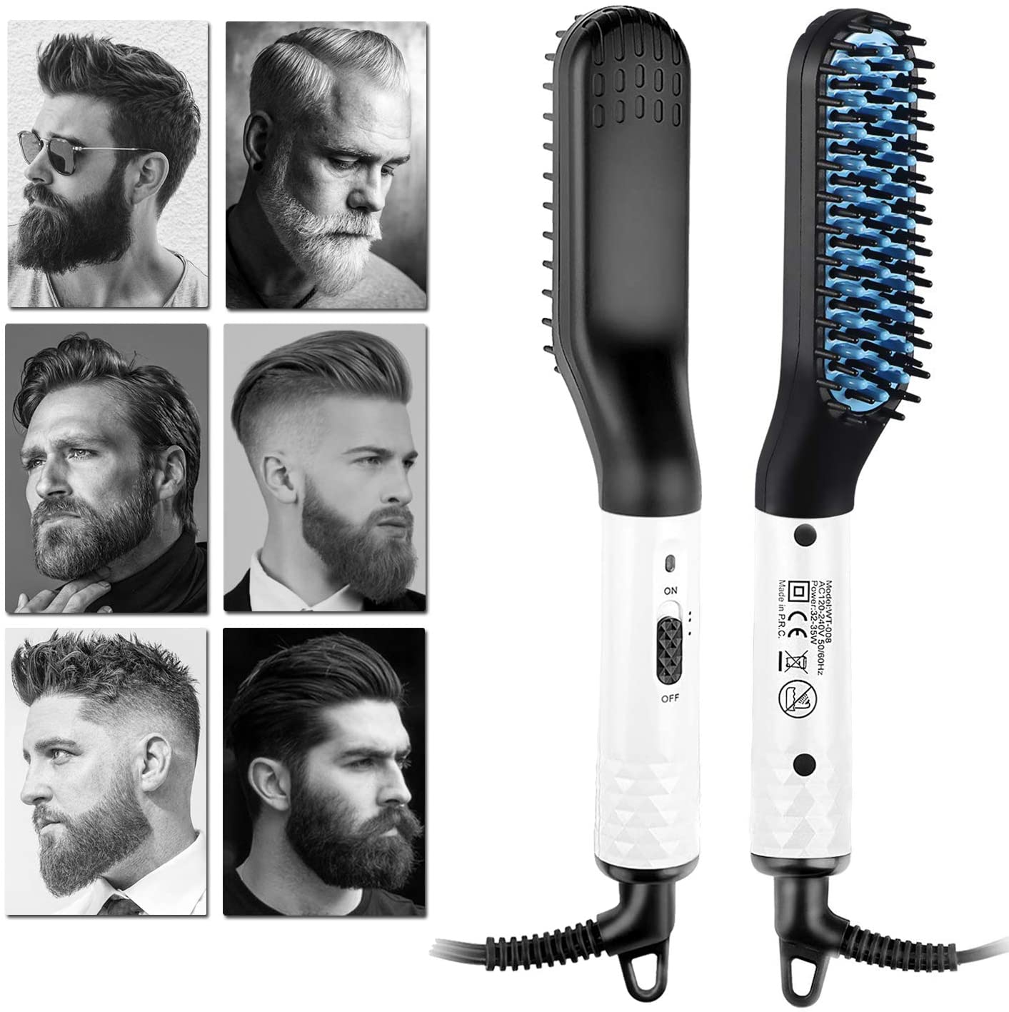 beard heat brush
