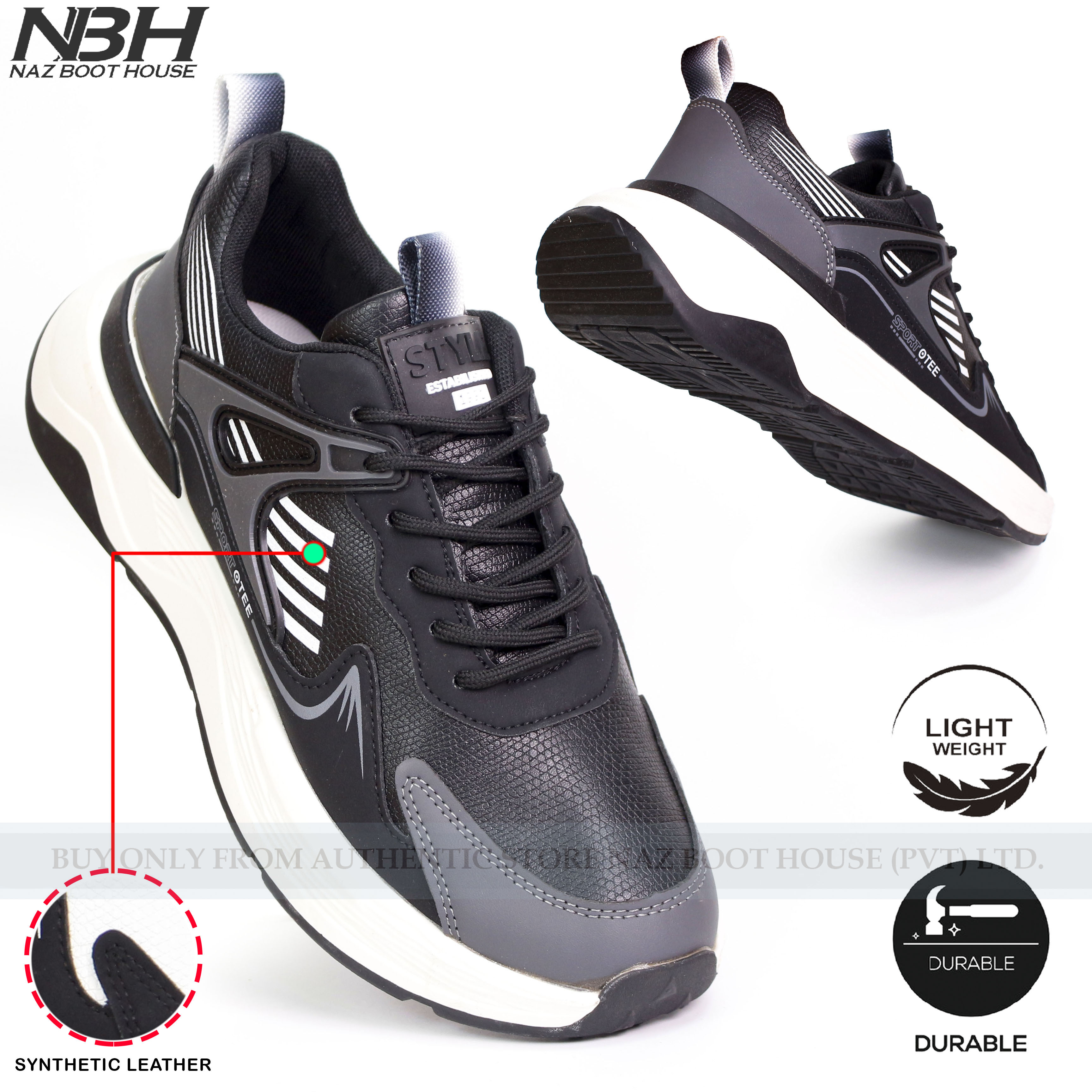 Shoes For Men - Non Slip Sports Shoes For Boys - Running Shoes For Men - Joggers Shoes For Men - Cricket Shoes For Boys - Sneakers For Men - Perfect Gift For Boys