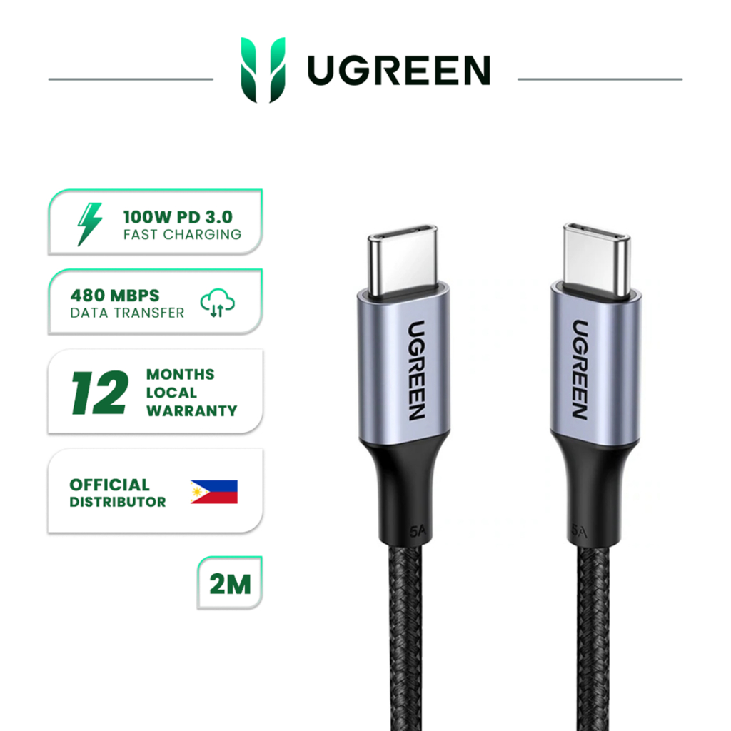 Ugreen Usb Type C to Usbc Fast Charging Cable Pd 100w PH Daraz.pk