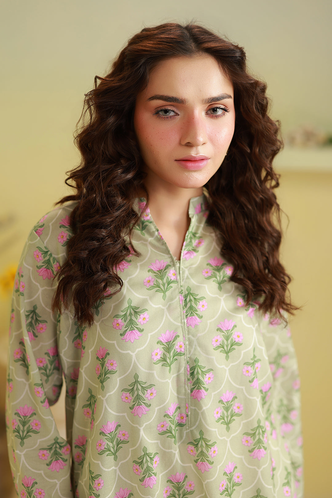 Zellbury Stitched Summer 1 Piece Lawn Kurta - 2541 RTW - Stitched Shirt For Women - Dress For Girls - Women Pret - Summer '1.0 - Essential Pret Collection-2026