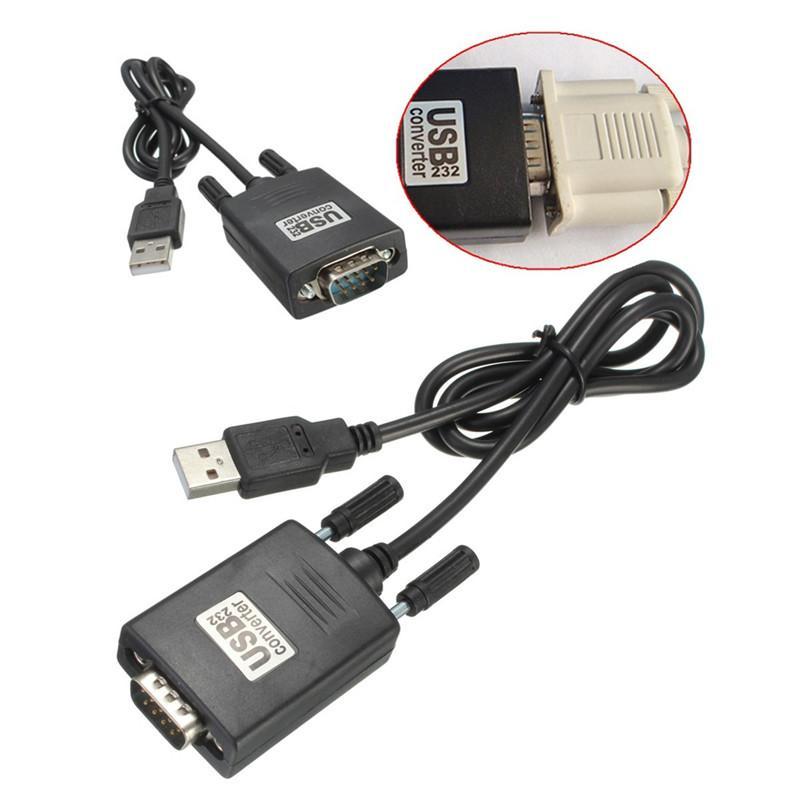 USB TO RS-232 SERIAL CABLE ADAPTER (Y105) (BLACK)