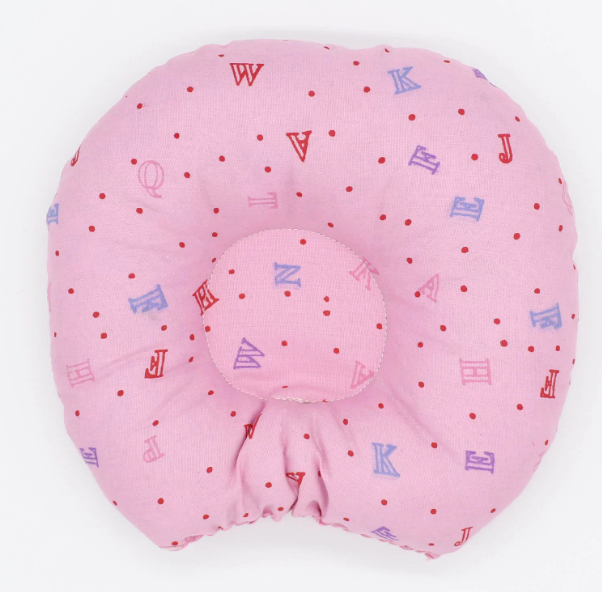 Head making pillow for baby newborn head care round pillow - multicolor