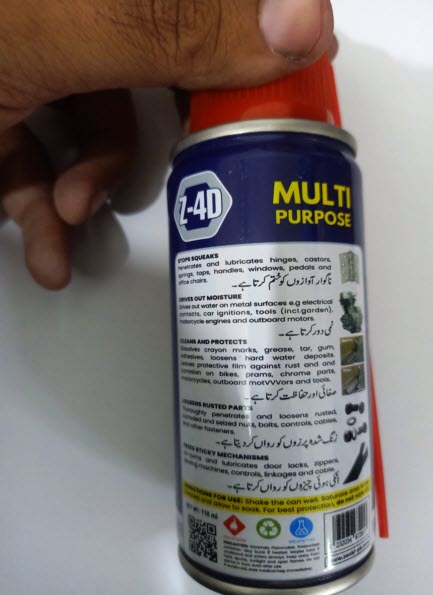 Z-4D Multi-Use Lubricant and Rust Remover Cleaner & Oil Lubricator