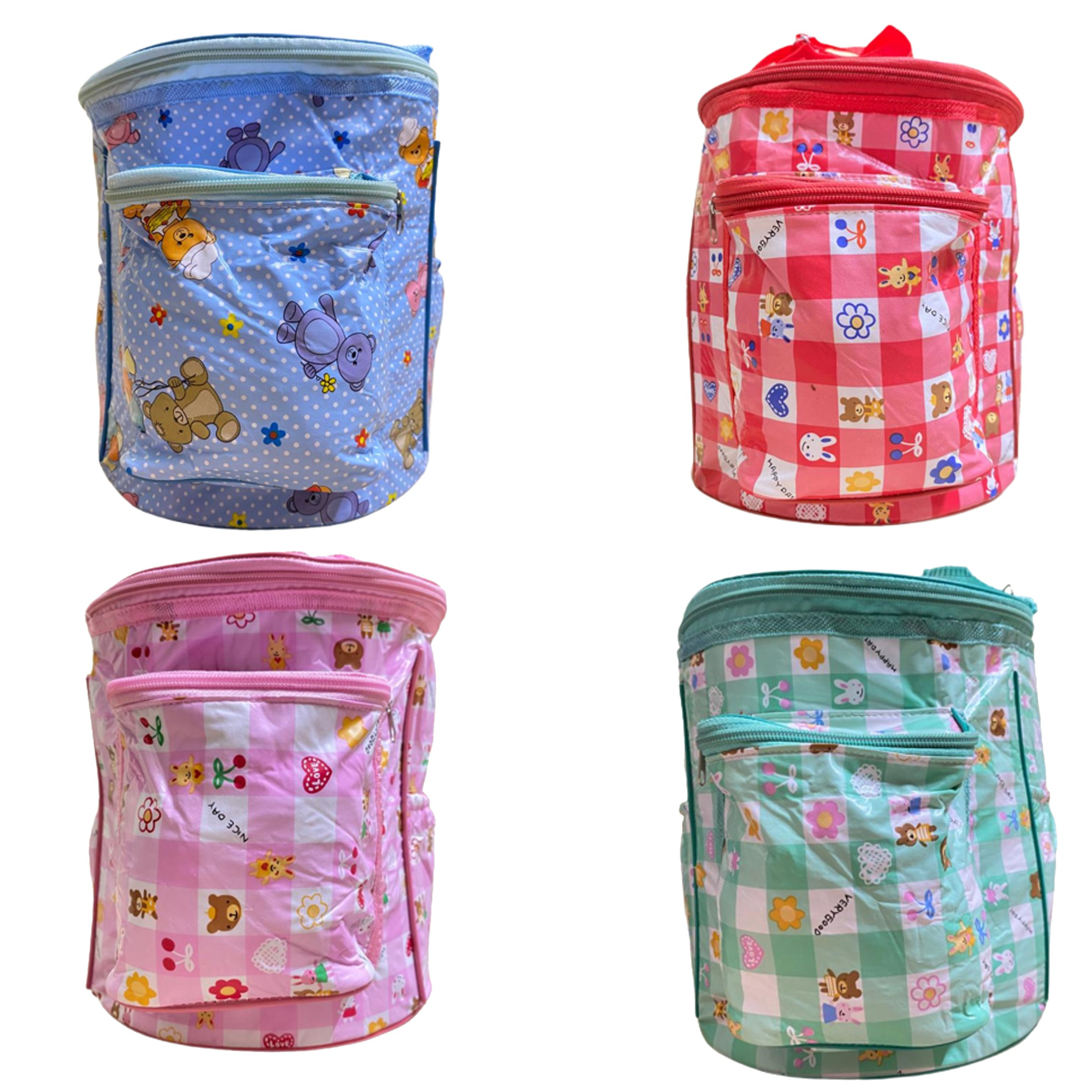 Baby Diaper bag Round Shape Baby Bag For Diaper & Accessories - Circle for Newborn Baby Multicolour