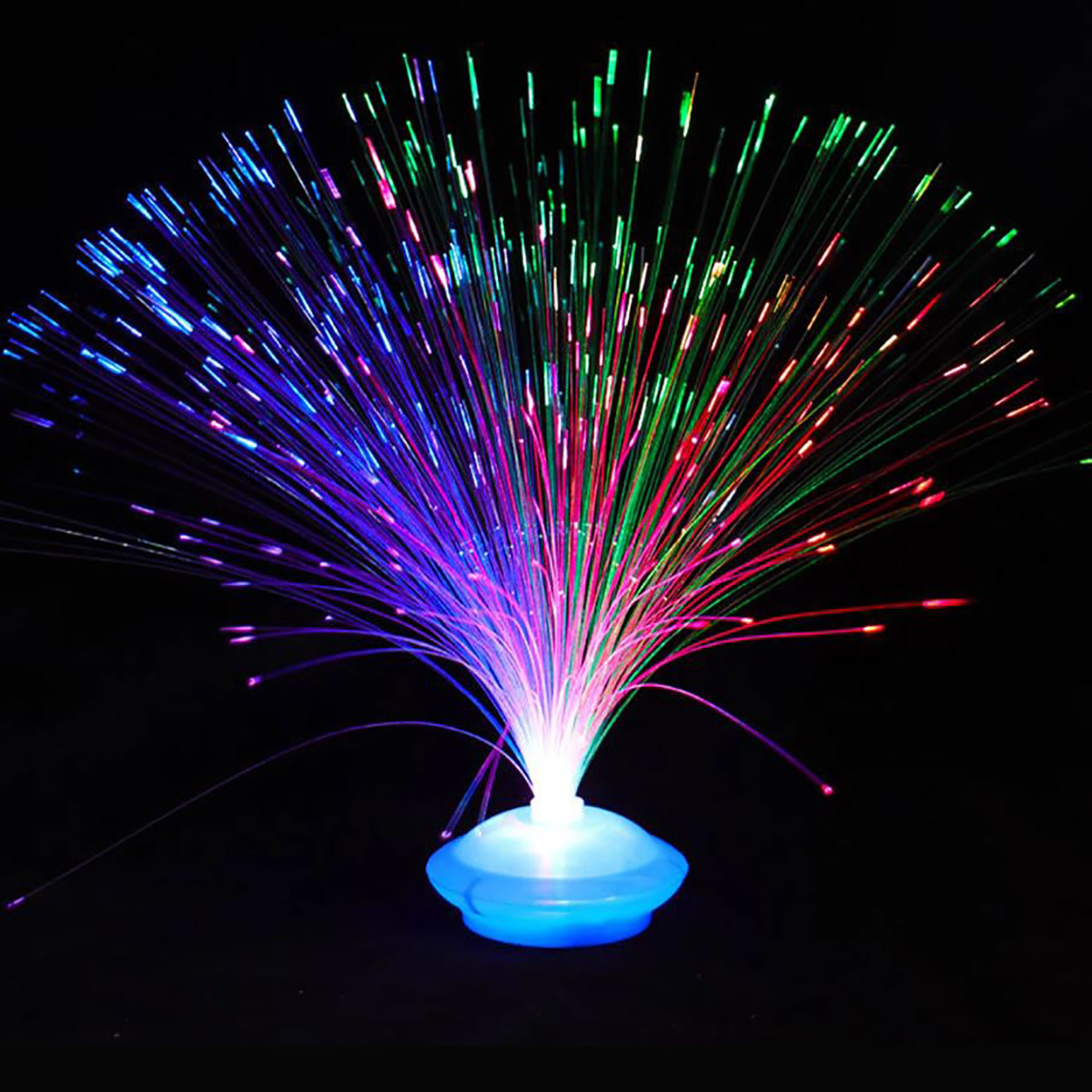 beautiful romantic led fiber optic nightlight lamp color changing