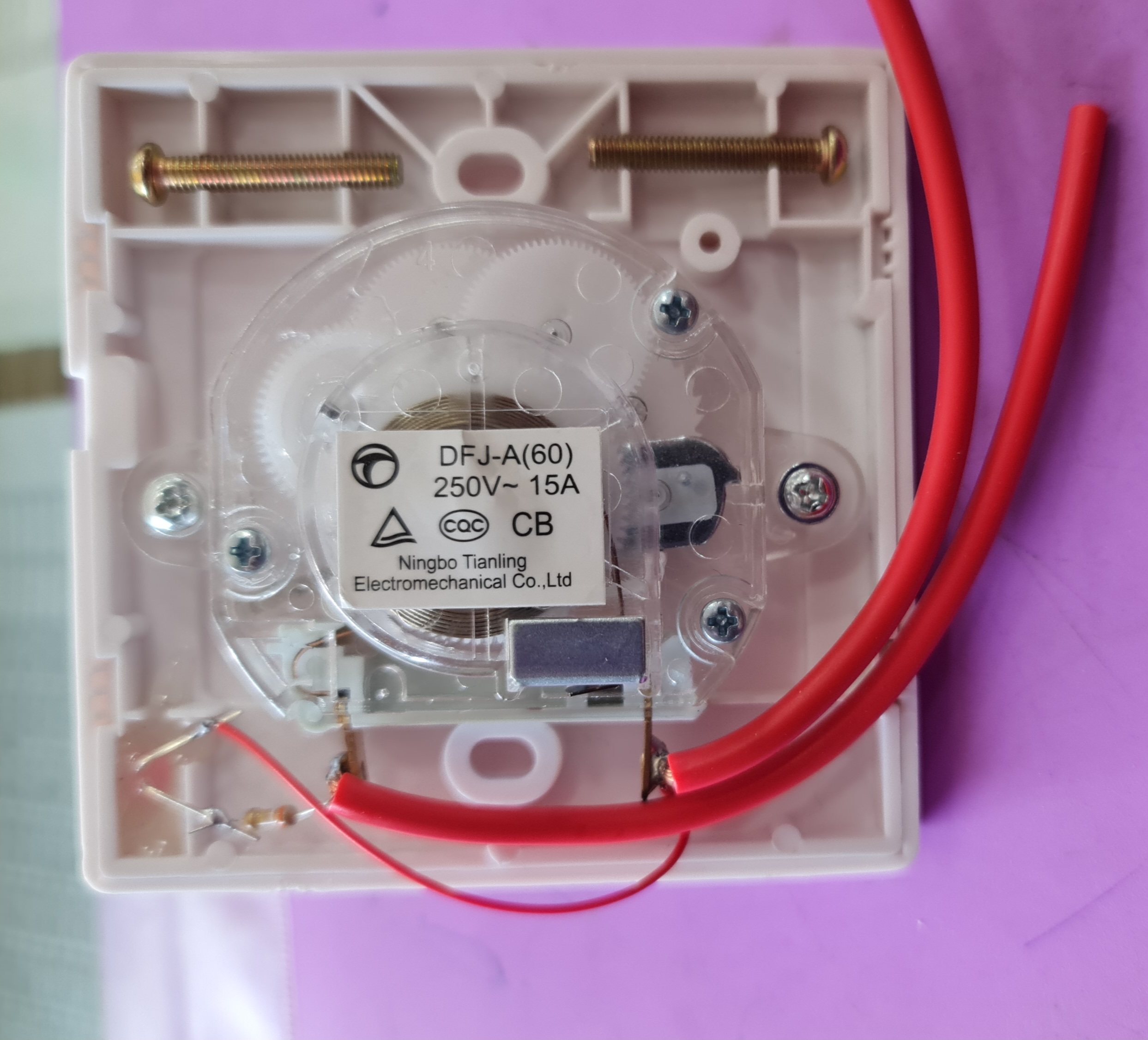HEEPDD Mechanical Timer Switch – AC 220V Countdown Timer 30/60/120 Min, Wall Mount For Fan, Water Heater, Pump, Router, Fish Tank & Lamp