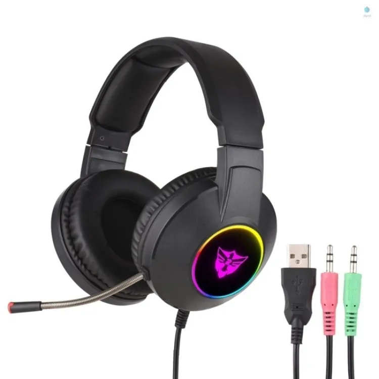 Gaming Headset RGB 5.1 Stereo Gaming Headphone For Laptop