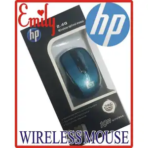 hp wireless optical mouse orange