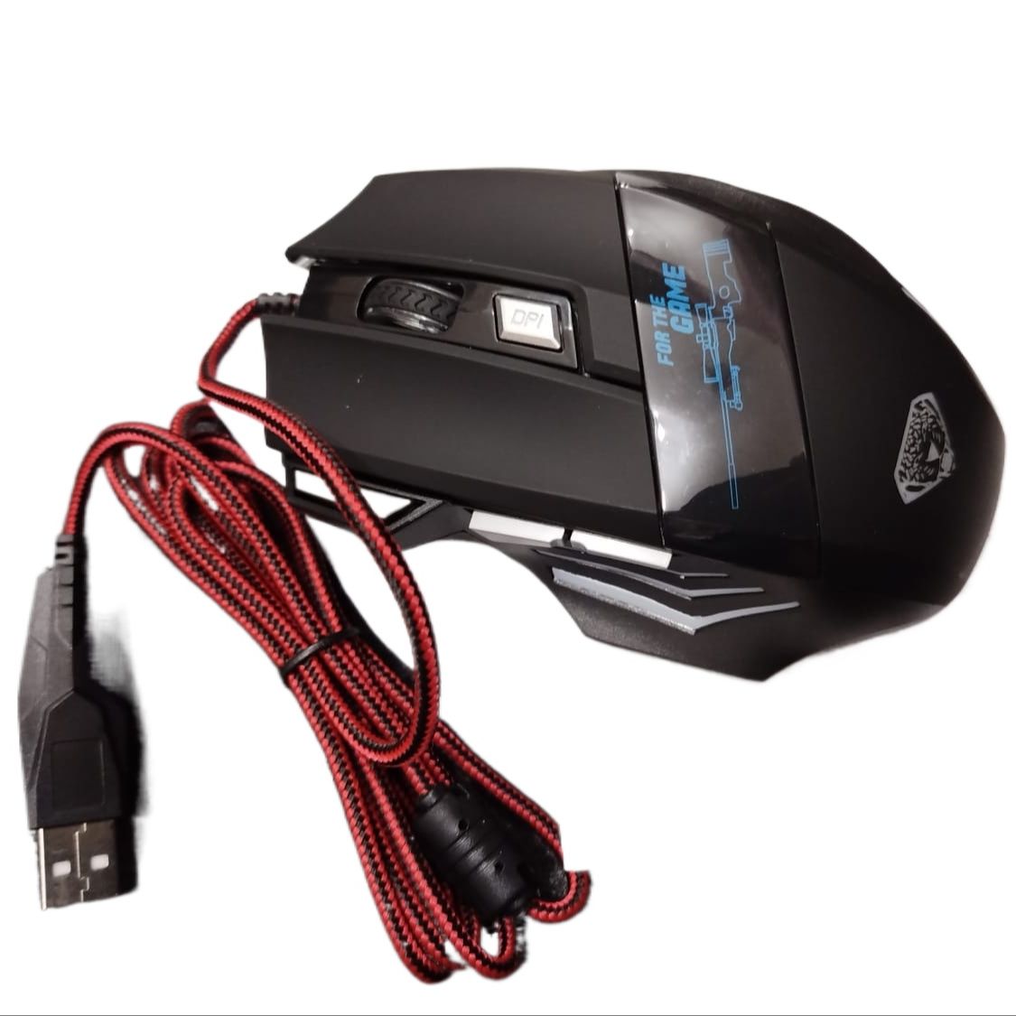 7 Button RGB Gaming Mouse Wired - Programmable Pro Gaming Mouse with Side Buttons, 3200 DPI Optical Ergonomic Design