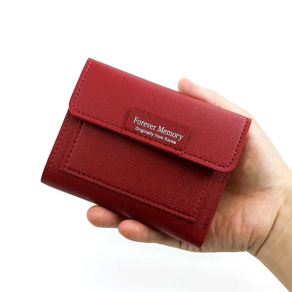 Short Women Wallets Small Slim Luxury Wallet New Fashion Pu Leather Female Purse Designer Money Bag Card Holder, wallets For Girls