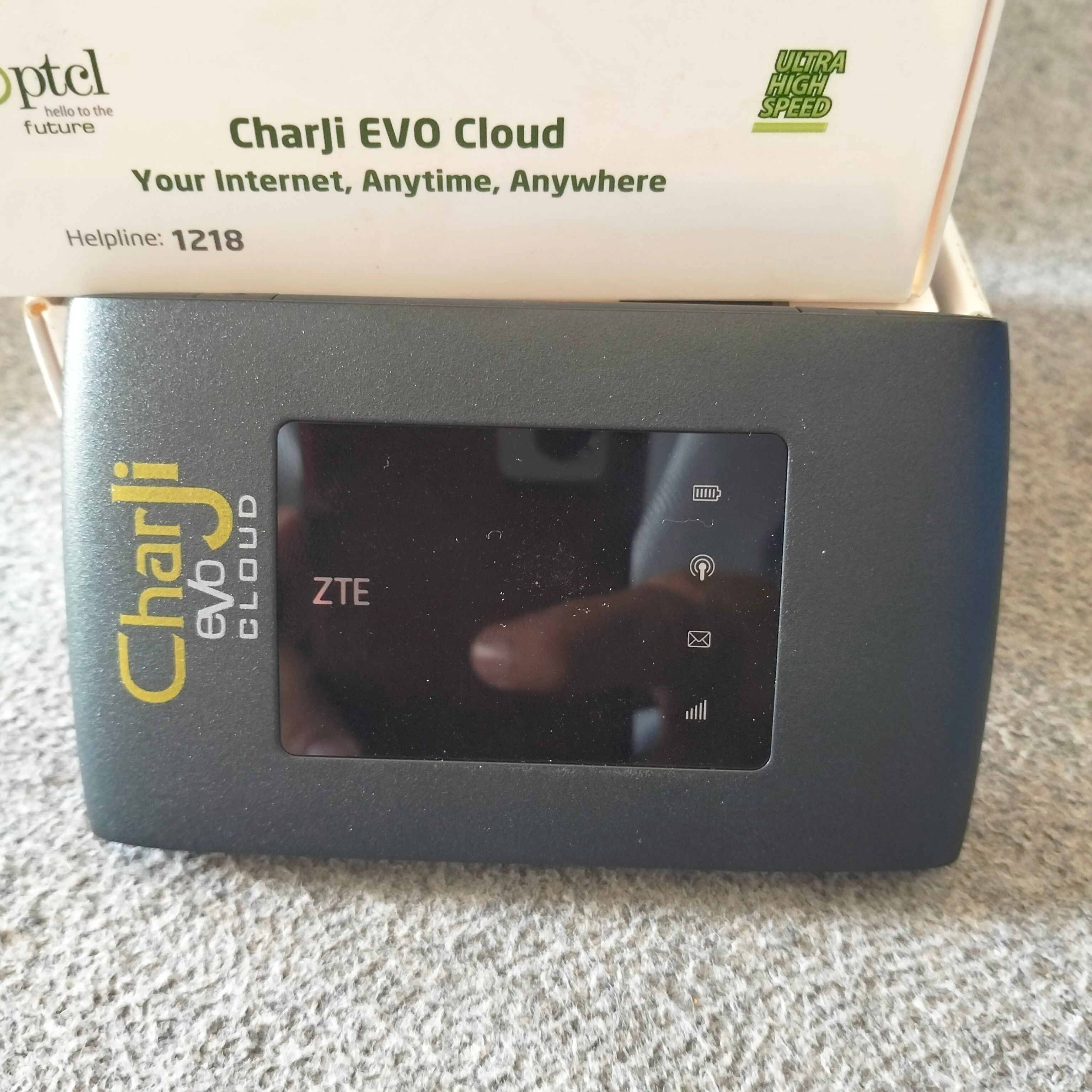 charji evo cloud zte unlock