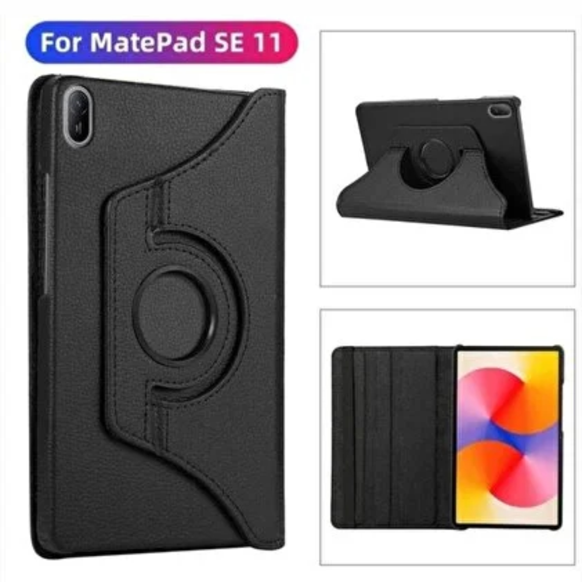 Case Compatible with Huawei MatePad SE 11 inch Tablet 2024, 360° Rotation Standing Protective Cover for Huawei MatePad SE 11 inch 2024 Tablet Stand Case