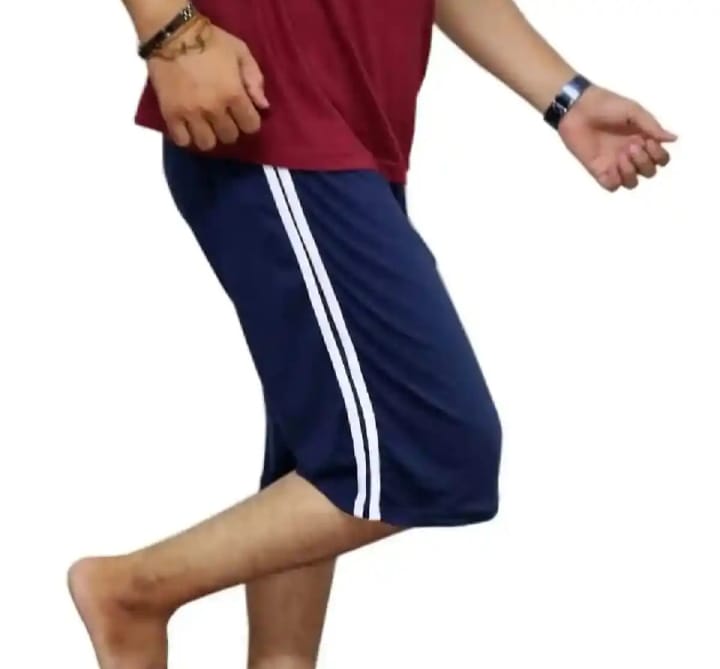 Pack Of 5 - Summer Cotton Jersey Shorts For Men | Double Sided Two Strips |